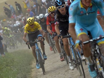 Chris Froome, en la cuarta etapa