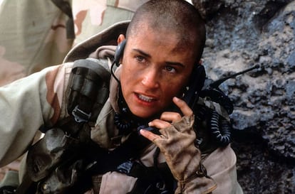 Demi Moore en 'La teniente O'Neil' (1997), de Ridley Scott.