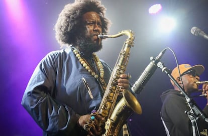 Kamasi Washington, en octubre en Nueva Zelanda.