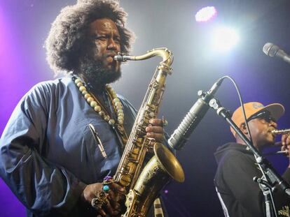 Kamasi Washington, en octubre en Nueva Zelanda.