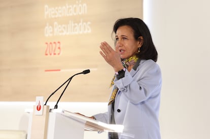 La presidenta del Banco Santander, Ana Botín