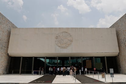 Vista del Museo Nacional de Antropología este miércoles, en la Ciudad de México.