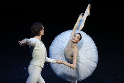 Olga Smirnova baila con Artemy Belyakov en una gala en el Bolshói de Moscú en diciembre de 2019.