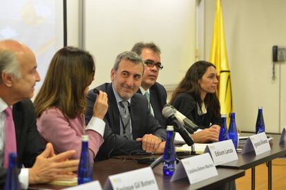 Edison Lanza, relator para la libertad de expresión de la CIDH, durante el 20 aniversario del organismo en Bogotá, Colombia.