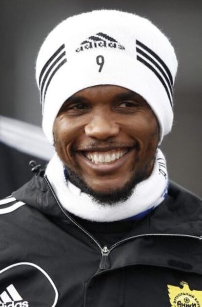 Samuel Eto'o, con el Anzhi