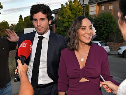 Tamara Falcó e Íñigo Onieva en su última foto juntos, cuando el 23 de septiembre de 2022 se dirigían juntos a una boda en Madrid.