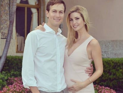 Ivanka Trump y su marido Jared Kushner en una imagen de Instagram.