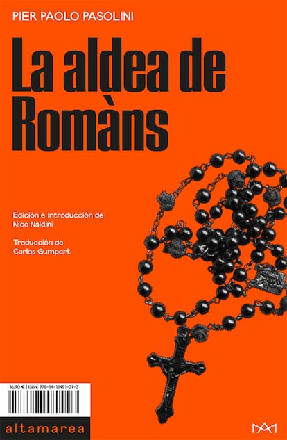 Portada de 'La aldea de Romans' de Pasolini