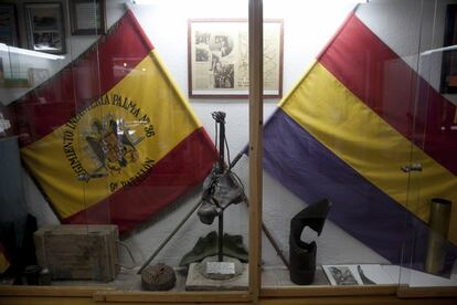 En el Museo de la Batalla del Jarama, Goyo Salcedo ha ido reuniendo piezas de los dos bandos. Su aspiración es que se cree un centro de interpretación en Morata de Tajuña donde quede permanentemente su colección.