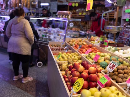 Imagen de un mercado madrileño, este mes de marzo