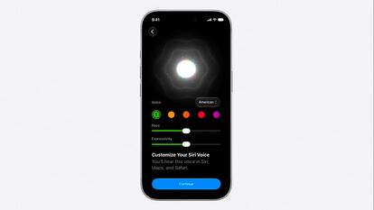 Nueva interfaz de Siri AI