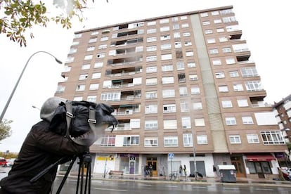 Edificio de Vitoria desde el que la pequeña cayó al vacío.