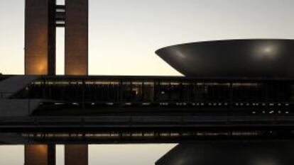Imagen del Congreso Nacional, en la capital, Brasilia. / BLOOMBERG