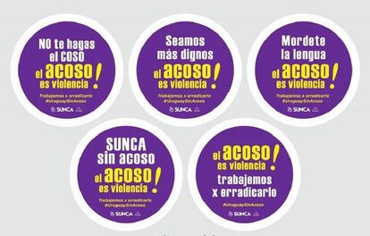 Cosignas del sindicato uruguayo de la construcción del acoso callejero contra la mujeres