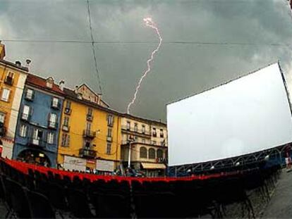 La Piazza Grande de Locarno, donde se proyectan las películas más importantes del festival.