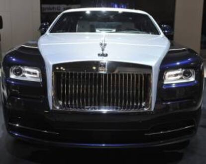 Un Rolls Royce Wraith en el Salón del Automóvil de Nueva York (EE.UU.). EFE/Archivo