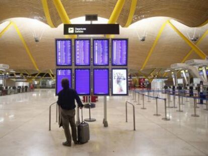 Vista del interior del aeropuerto Adolfo Su&aacute;rez Madrid-Barajas.