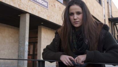 Alejandra Díaz, estudiante en la Universidad de Salamanca.