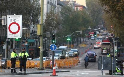 Primer dia de Madrid Central.