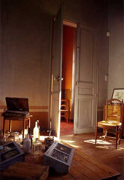 Interior del estudio de Cézanne a las afueras de Aix.