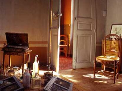 Interior del estudio de Cézanne a las afueras de Aix.