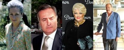 Inmaculada de Borbón, Enrique Lasarte, Cuqui Fierro and Antonio Banús.