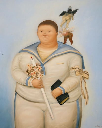 El día de mi primera comunión, de Fernando Botero.