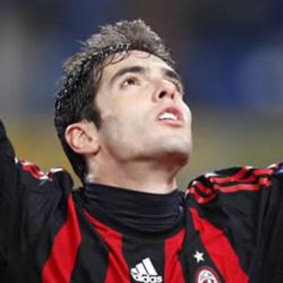 Kaka, el jugador del club de fútbol  italiano AC Milan