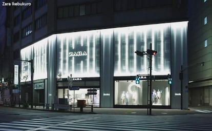 La expansión en Japón es otro de los objetivos de Inditex en los últimos años. En el país ya tiene 138 tiendas, siete abiertas el primer trimestre de este año. En la imagen, el local más emblemático de los recientes de Tokio, en Ikebukuru.