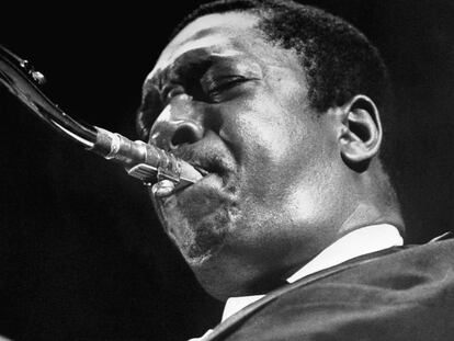 John Coltrane, en una actuaci&oacute;n en 1962.