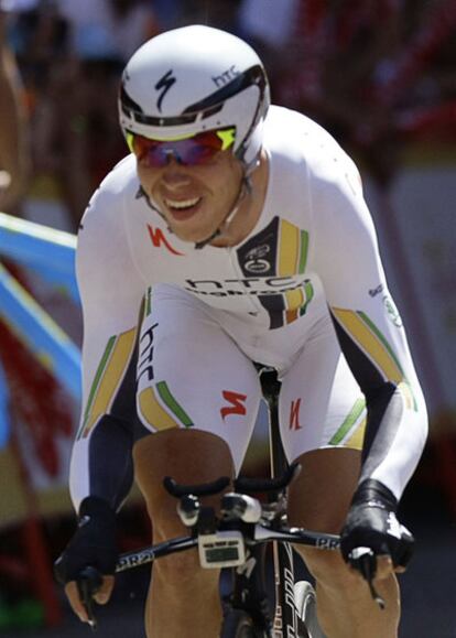 Tony Martin, durante la contrarreloj de Salamanca.