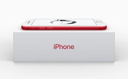 iPhone 7 rojo