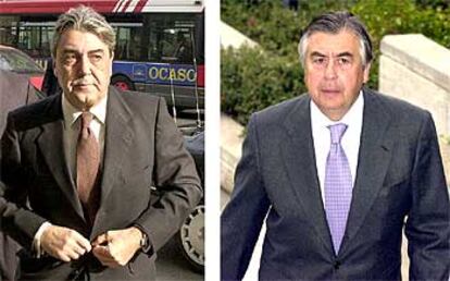Alberto Cortina (a la izquierda) y Alberto Alcocer, en fotos tomadas ayer y el 6 de noviembre de 2000.