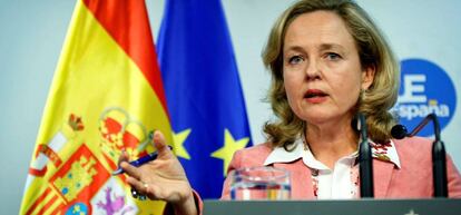 La ministra española de Economía, Nadia Calviño.