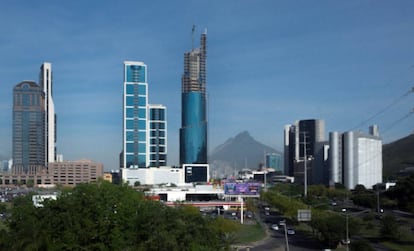 Vista panorámica de San Pedro Garza García, en el norte de México.