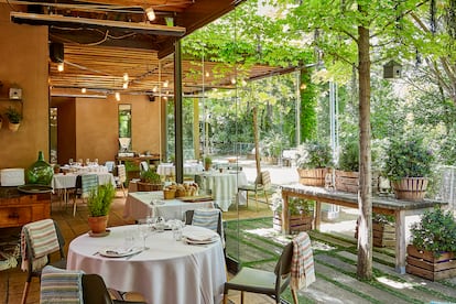 Sala del restaurante Filandón, en El Pardo, Madrid, en una imagen proporcionada por el local. 