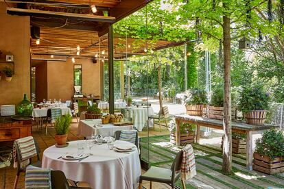 Sala del restaurante Filandón, en El Pardo, Madrid, en una imagen proporcionada por el local. 