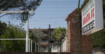 Residencia de ancianos Santa Fe en Zaragoza, en 2015.