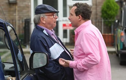 Fotograma del film `A Running Jump´, dirigida por Mike Leigh.