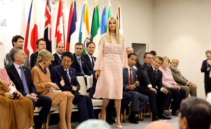 Ivanka Trump sábado passado na cúpula do G20 em Osaka, Japão.