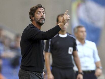 S&aacute;nchez Flores, en el &uacute;ltimo partido del Espanyol ante el Villarreal. 