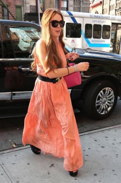 Lindsay Lohan, el pasado 13 de septiembre en Nueva York.