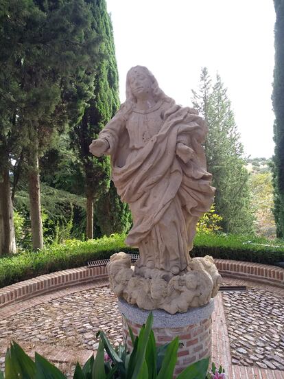 La Virgen de la Asunción encontrada en la finca de El Alamín (Toledo).