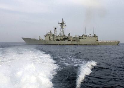 La fragata 'Victoria' de la Armada Española en una imagen de 2004