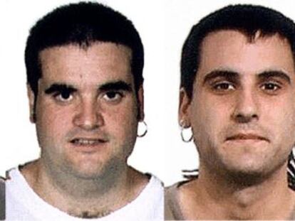 Íñigo Sancho Marco, Jon Etxeberria Oiarbide y Rubén Rivero Campo, los tres supuestos miembros de ETA detenidos ayer.