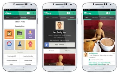 Vine se estrena en los m&oacute;viles de Google.