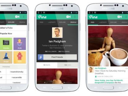 Vine se estrena en los m&oacute;viles de Google.