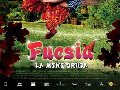 Cartel de Fucsia, la mini bruja