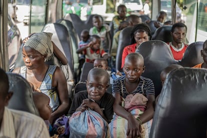 Cientos de refugiados ruandeses que vivían en el este del Congo