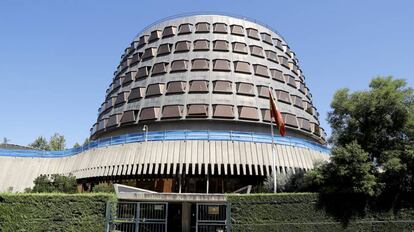 Edificio sede del Tribunal Constitucional, en Madrid.